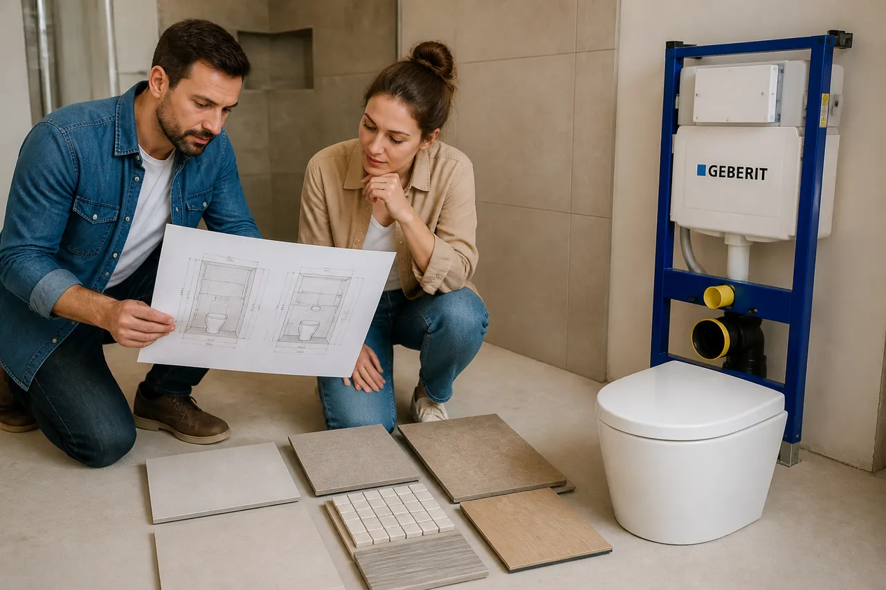 alegerea vasului WC pentru renovarea băii