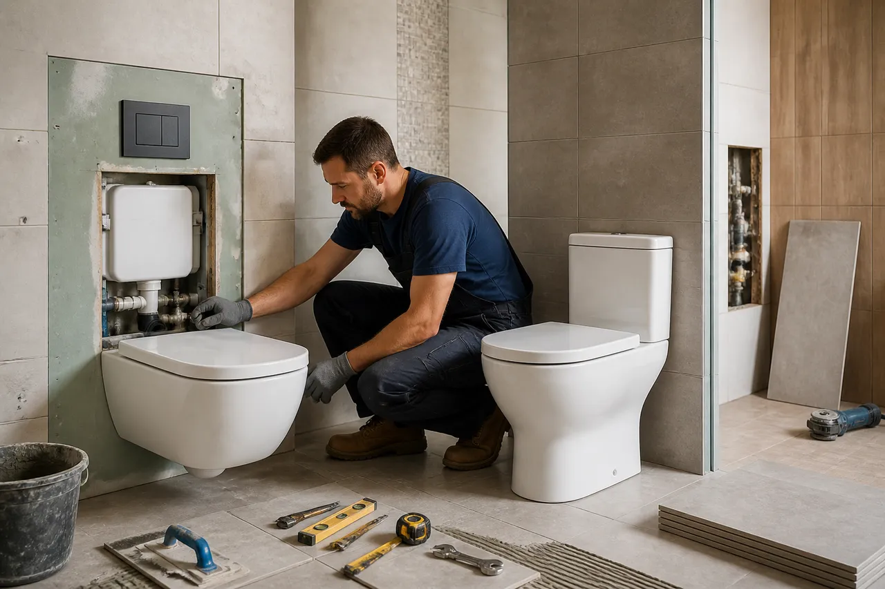 Vas WC suspendat sau pe pardoseală alegerea care contează după montaj