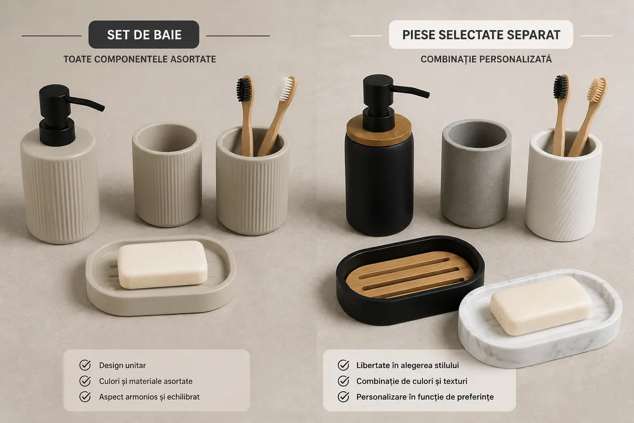set baie sau produse cumpărate separat