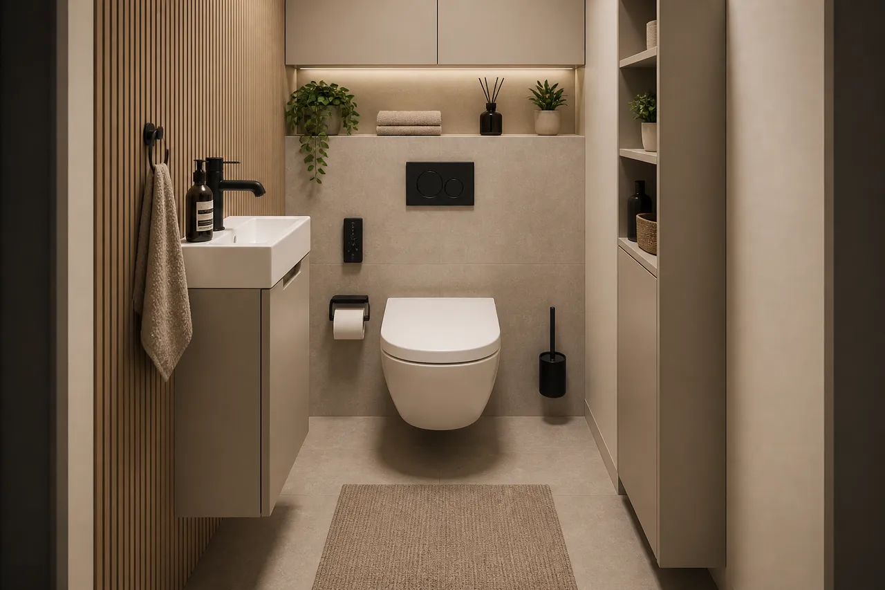 soluție bidet pentru baie mică