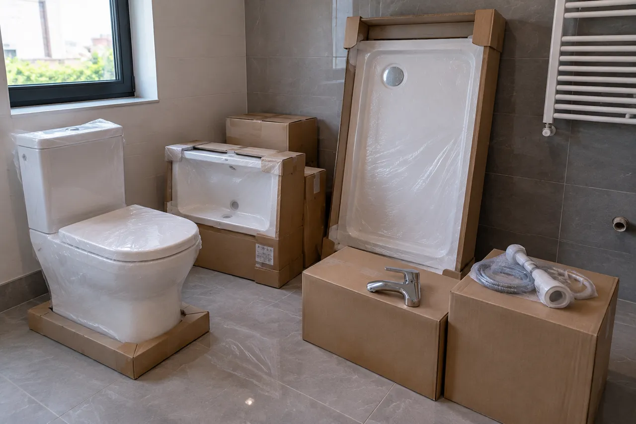depozitarea corectă a obiectelor sanitare după livrare