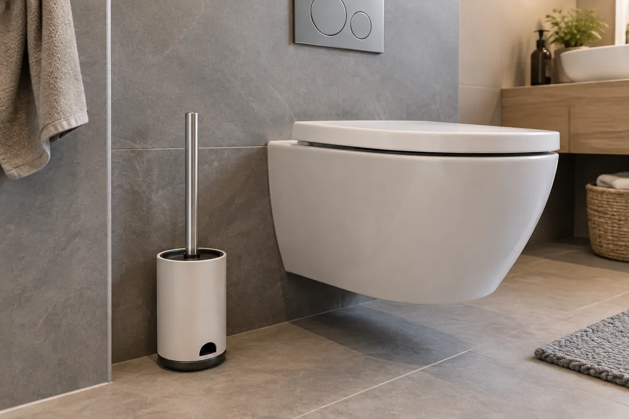 suport ventilat pentru uscarea periei de WC