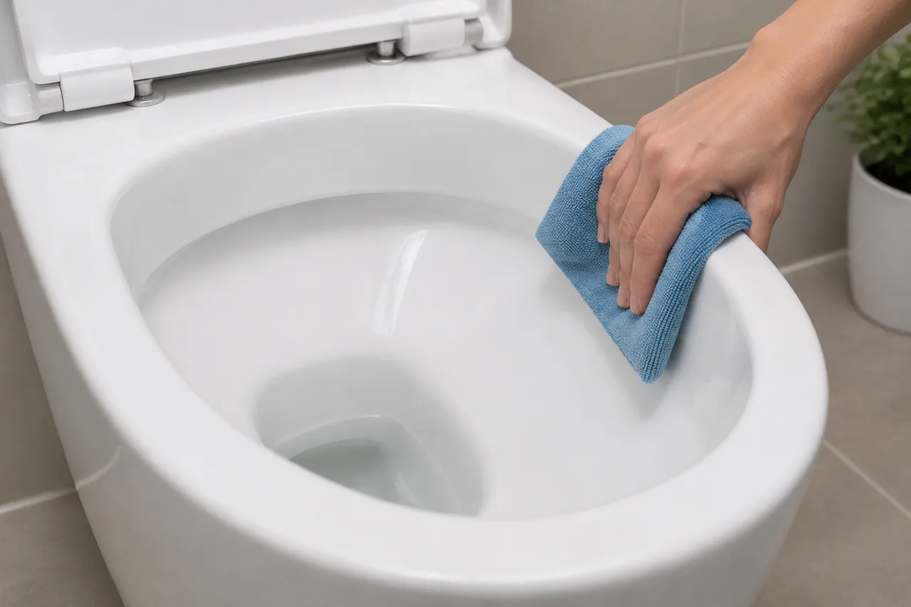 vas WC rimless fără ramă pentru igienă și întreținere simplă